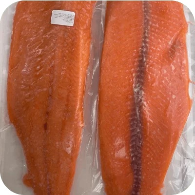 Caja 10 kg salmón filete sin piel congelado