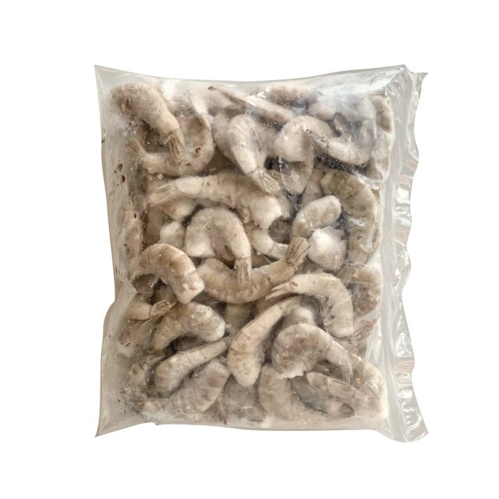 Caja de 10 kg camarón 36/40 crudo con cáscara